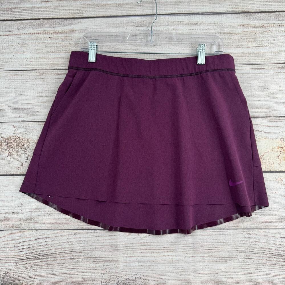 Nike Golf Dri Fit Mini Skirt Womens Medium Purple Perforated Sides